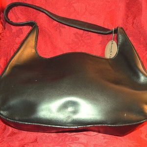 Kenneth Cole Black Leather Hobo